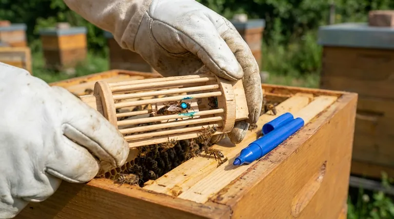 在释放蜂王之前,让油漆晾干为什么很重要?确保标记持久、安全