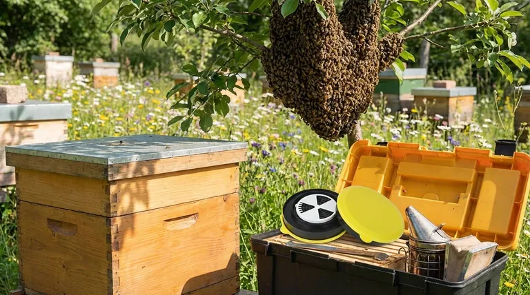 How does swarming affect Varroa mite populations? A Natural Control Mechanism Explained