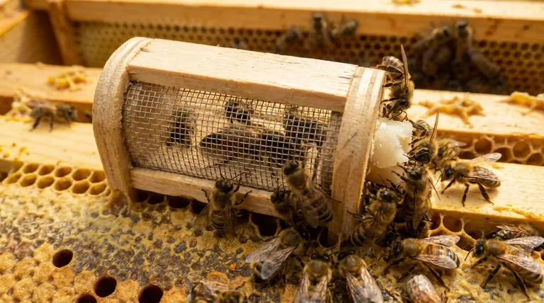 Por que usar uma gaiola de rainha é importante ao introduzir uma nova rainha? Garanta a Aceitação Segura da Rainha