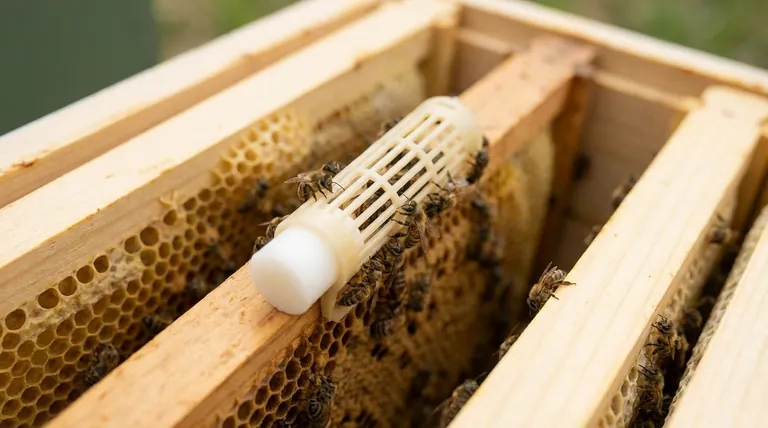 Каков правильный метод выпуска матки в колонию? Обеспечьте принятие с медленным введением