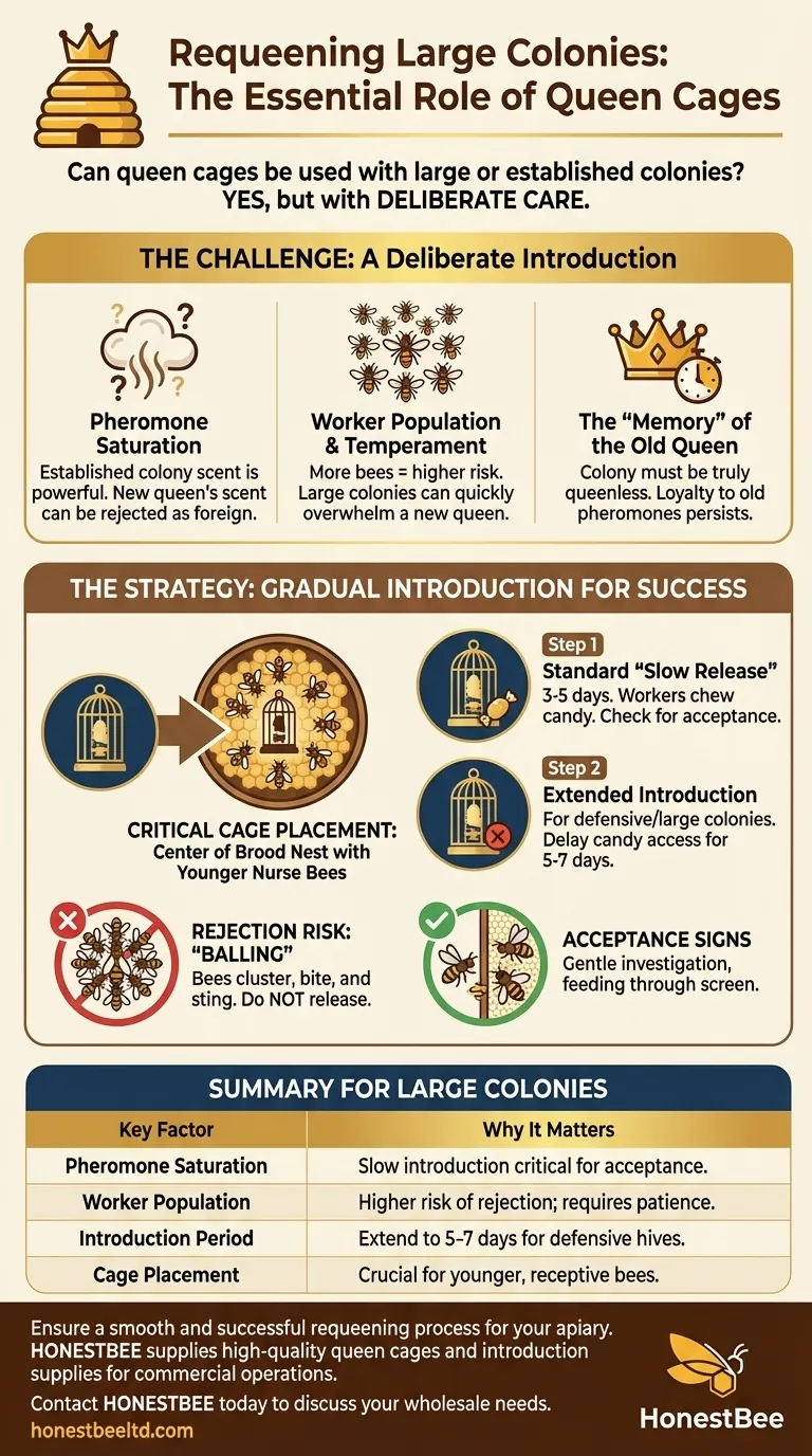 Le gabbiette per regine possono essere usate con colonie grandi o consolidate? Padroneggia la delicata arte dell'introduzione della regina Guida Visiva