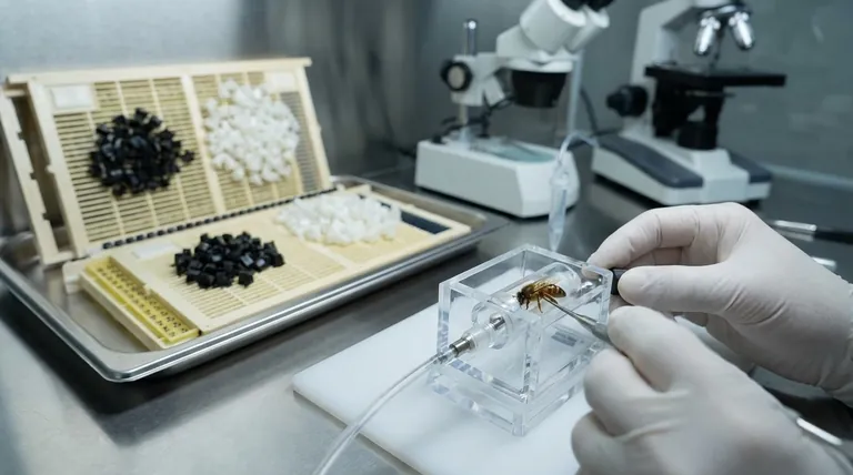 인공수정 시 여왕벌을 고정하는 데 어떤 방법이 사용되나요? 안전한 여왕벌 취급을 위한 산업 표준을 알아보세요