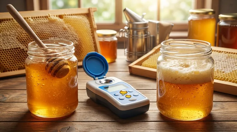 How does excess moisture affect the crystallization of honey? Prevent Spoilage, Not Crystals