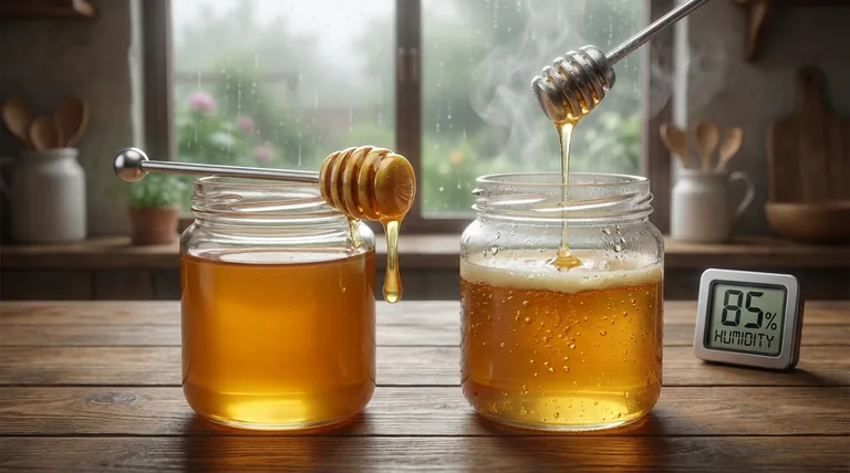 습도가 증가하면 꿀의 점도는 어떻게 되나요? 품질 및 변질에 대한 중요한 연결고리