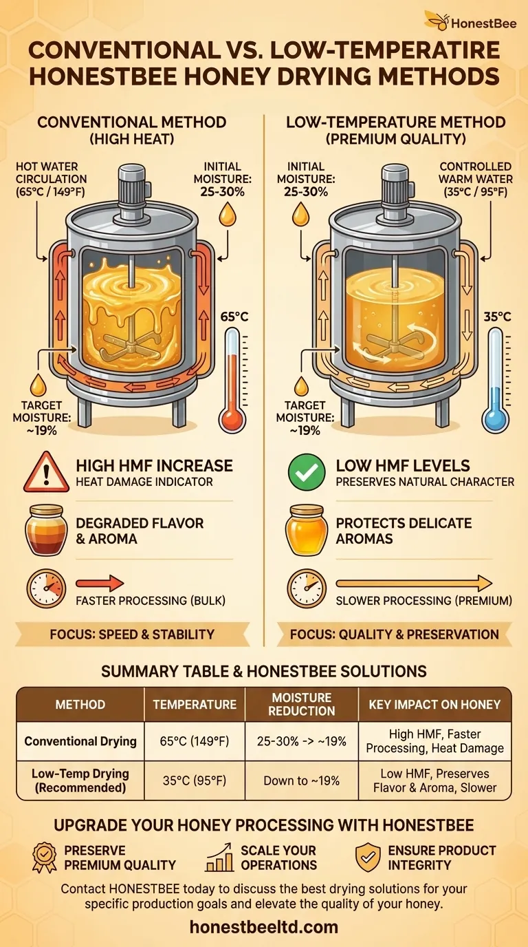 What is the conventional method for drying honey? Balancing Speed and Quality in Your Apiary Visual Guide