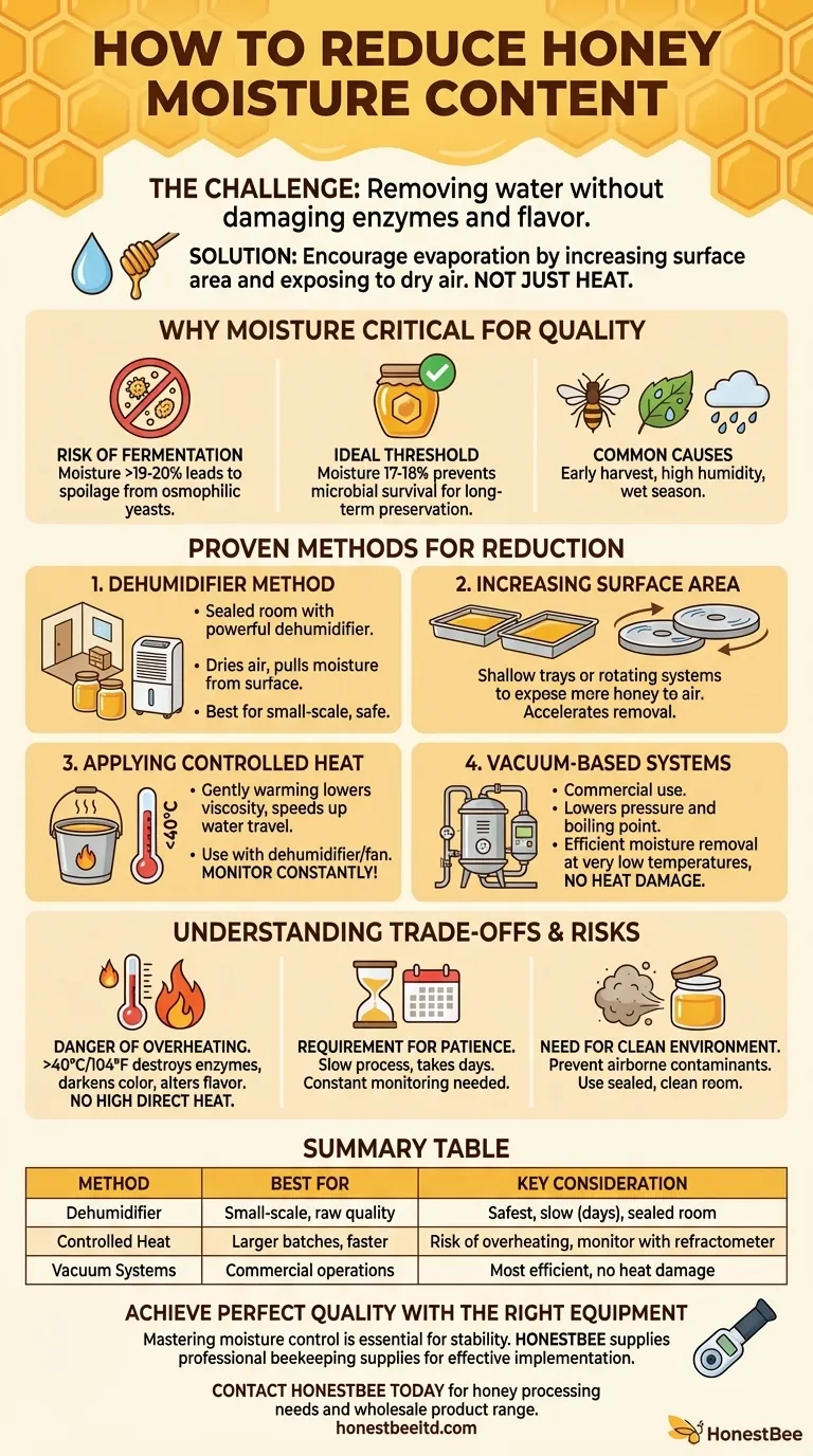 如何降低蜂蜜的含水量？安全、有效的干燥方法指南 图解指南
