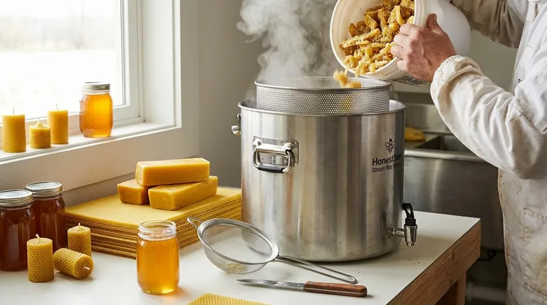 What happens to beeswax cappings after removal? From Byproduct to Valuable Beekeeping Asset