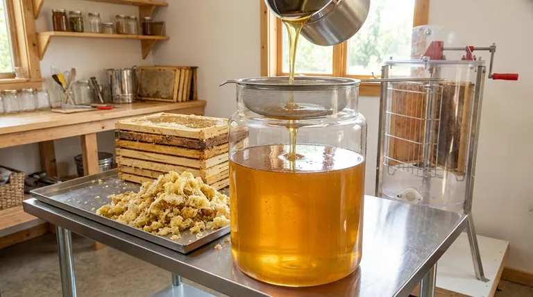 Was passiert mit dem Honig, nachdem er geschleudert wurde? Ein Leitfaden für Imker zur Nachernteverarbeitung