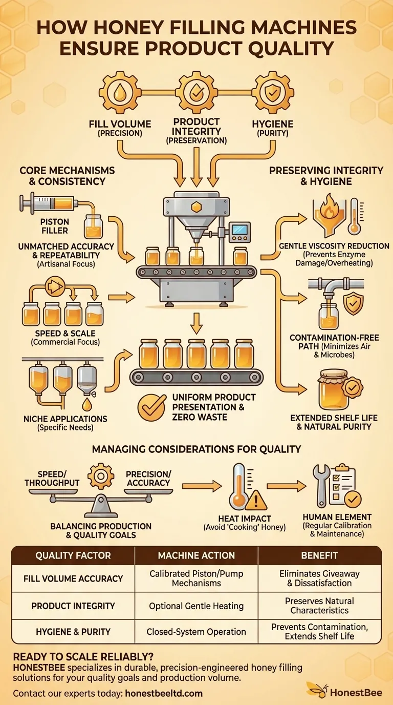 蜂蜜灌装机如何确保蜂蜜产品的质量？精度、纯度和品牌保护 图解指南