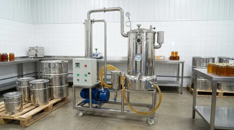 ما هي المكونات الرئيسية لمعدات مكثف العسل بالتفريغ الهوائي؟ دليل للحفاظ على جودة العسل
