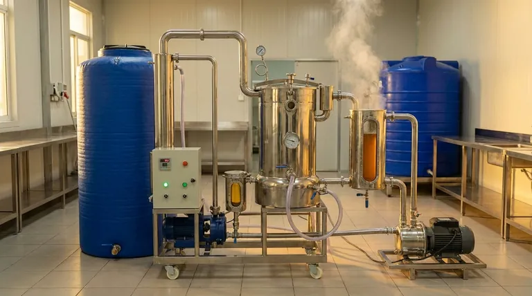 Qu'est-ce qui est requis pour le système de refroidissement lors de l'utilisation d'eau en circulation dans l'épaississeur sous vide pour miel ? Composants essentiels pour un traitement efficace