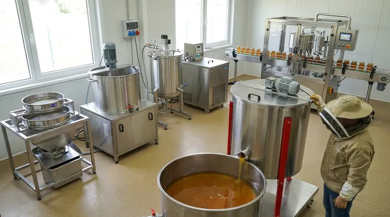 Welche Schritte umfasst der Honigverarbeitungsprozess? Ein Leitfaden für Reinheit und Haltbarkeit