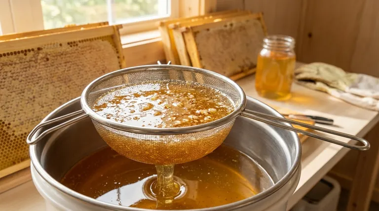 لماذا تعتبر عملية التصفية مهمة في معالجة العسل، وما هي المعدات المستخدمة؟ دليل للجودة والكفاءة