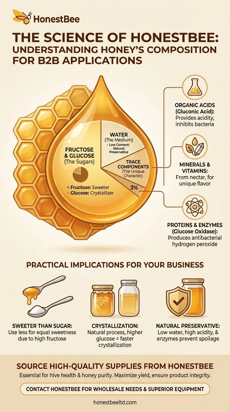 Was sind die Hauptbestandteile von Honig? Die süße Wissenschaft von Natur’s Gold entschlüsselt Visuelle Anleitung