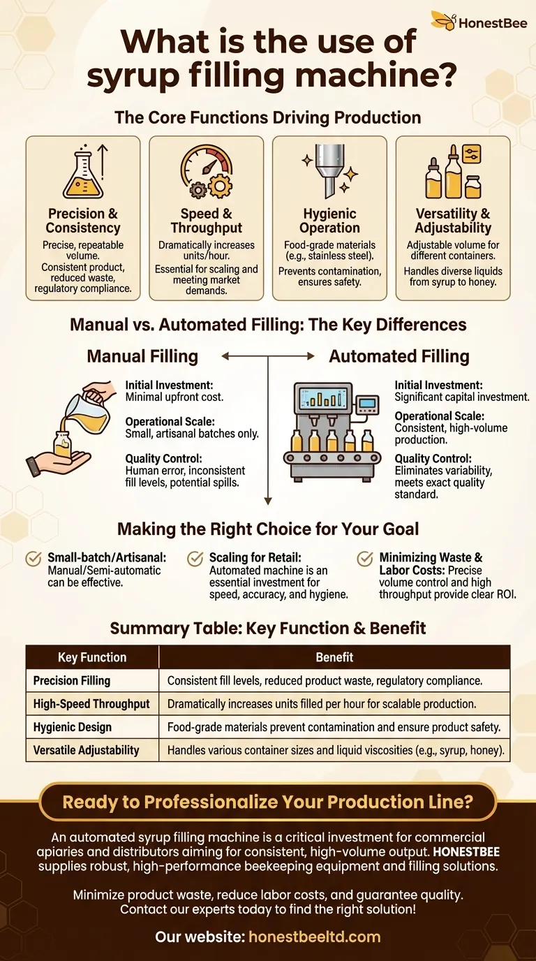 What is the use of a syrup filling machine? Boost Production Speed and Accuracy Visual Guide