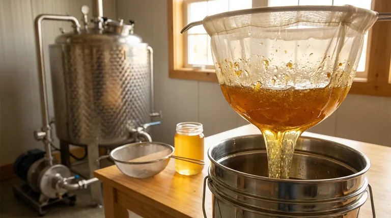 꿀을 거르는 데 사용되는 방법은 무엇인가요? 규모에 맞는 올바른 방법 선택하기