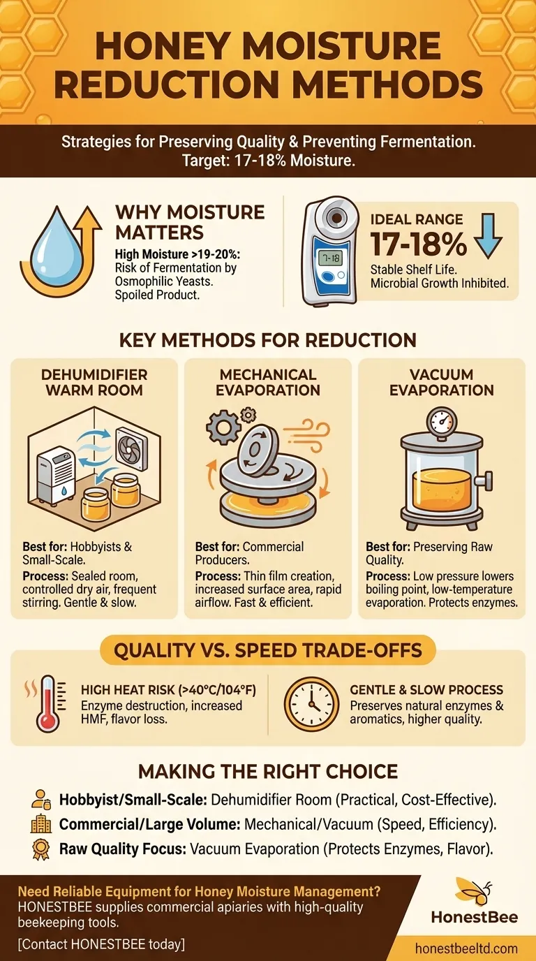 蜂蜜采用哪些方法来降低水分含量？实现稳定、高品质的蜂蜜 图解指南