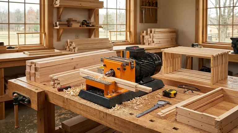 벌통 프레임 제작 기계 사용의 장점은 무엇인가요? 양봉 효율성 및 자급자족 능력 향상