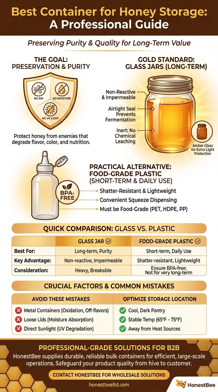 What is the best container to store honey in? Preserve Purity & Flavor for Years Visual Guide