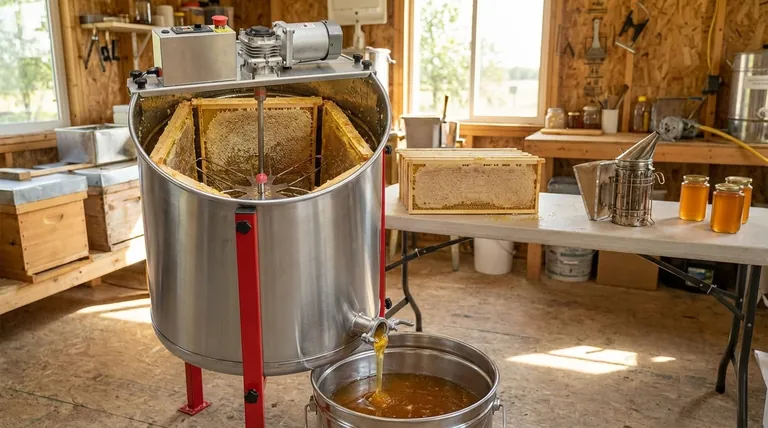 ハチミツ抽出器の目的は何ですか?収穫効率を最大化し、蜜蜂の巣を保護する