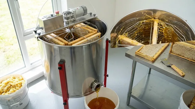 Как происходит процесс откачки меда внутри медогонки? Руководство по эффективному сбору урожая