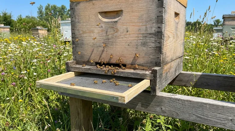 How does a screened bottom board benefit the hive during the summer? Boost Ventilation & Pest Control