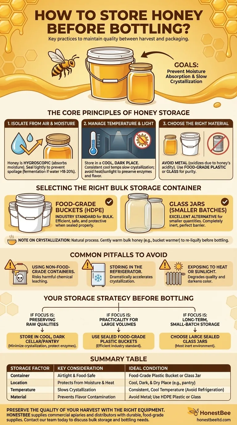 装瓶前如何储存蜂蜜？在装罐前保持您的收成完美无缺 图解指南