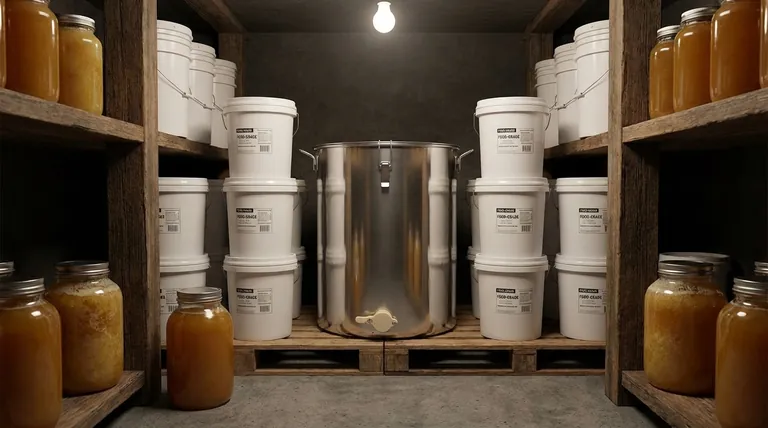 装瓶前如何储存蜂蜜?在装罐前保持您的收成完美无缺