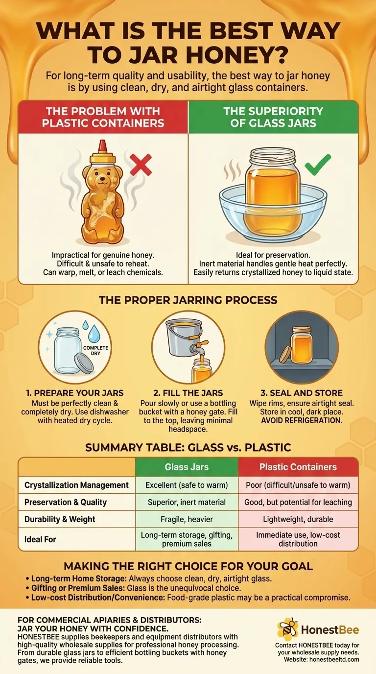 꿀을 병에 담는 가장 좋은 방법은 무엇인가요? 올바른 용기로 품질을 보존하세요 시각적 가이드