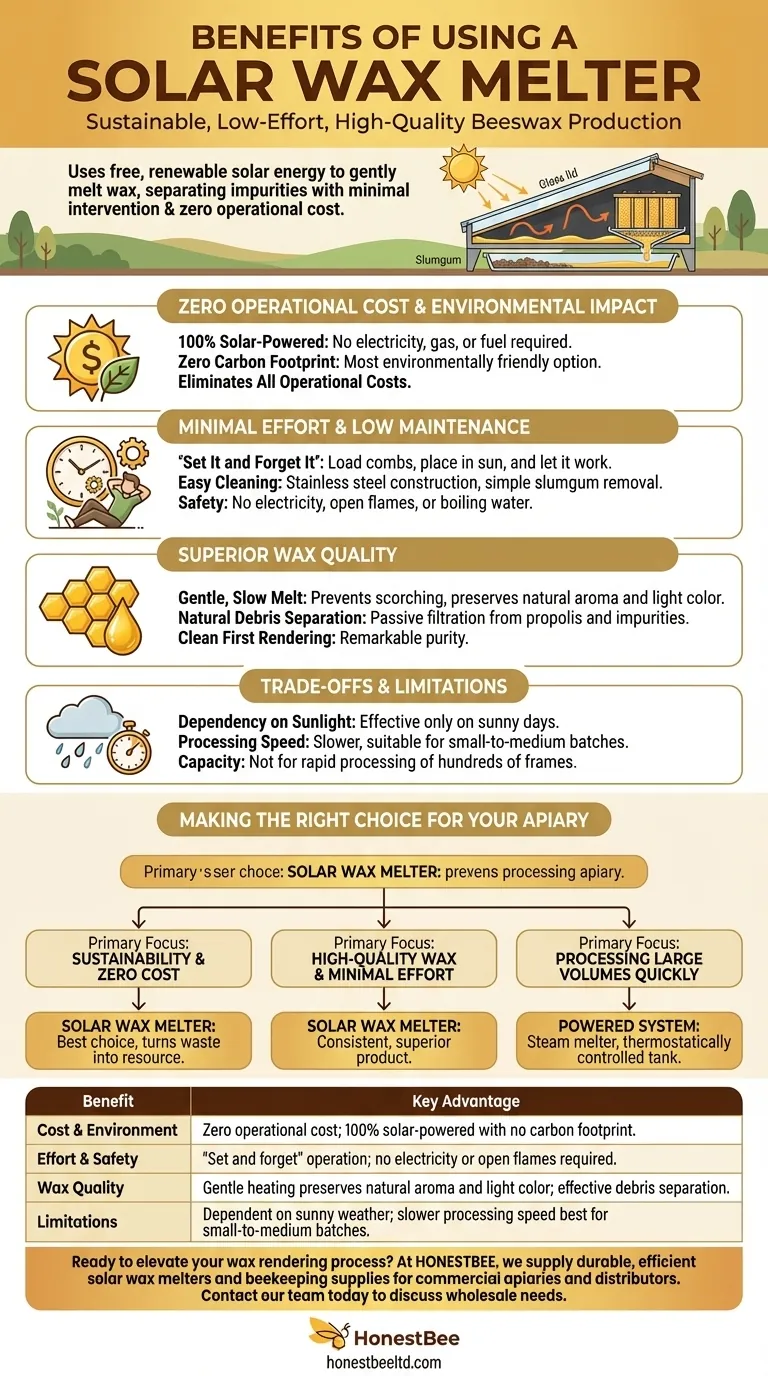 What are the benefits of using a solar wax melter? Harness the Sun for Pure, Cost-Effective Beeswax Visual Guide