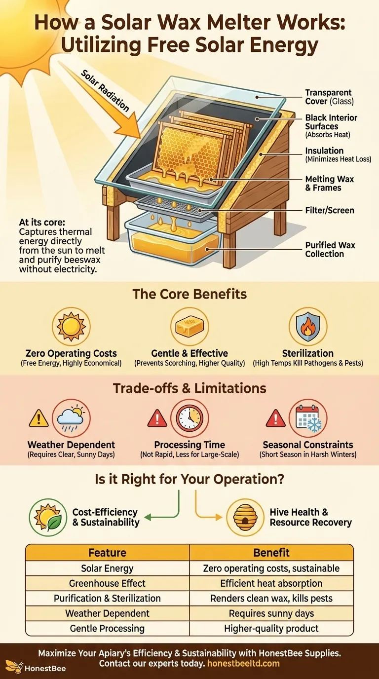 What energy source does a Solar Wax Melter utilize? Harness Free Solar Power for Your Apiary Visual Guide