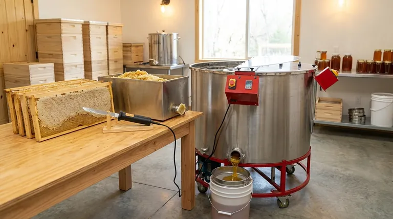 Quais são algumas dicas para uma extração eficiente de mel elétrico? Otimize seu fluxo de trabalho para rendimento máximo