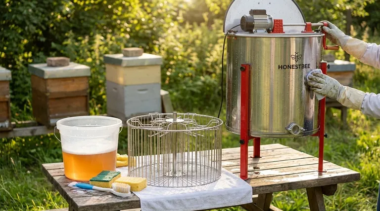 使用後の電動ハチミツ抽出器をきれいにする最良の方法とは?純粋さと長寿命のためのガイド