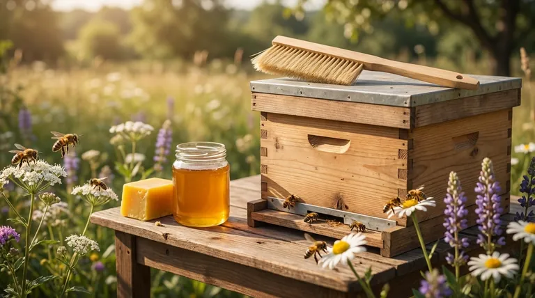 養蜂から得られる主な生産物は何ですか?蜂蜜、蜜蝋、そして重要な受粉サービスです。