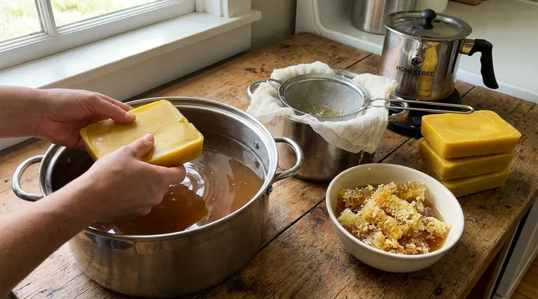 What is the process for separating beeswax from honey? A Beekeeper's Guide to Rendering Pure Wax