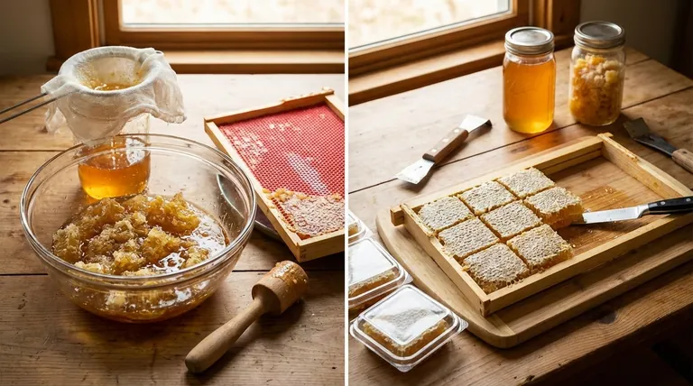 採蜜器を使わずにハチミツを抽出する2つの方法とは?小規模養蜂家向けガイド