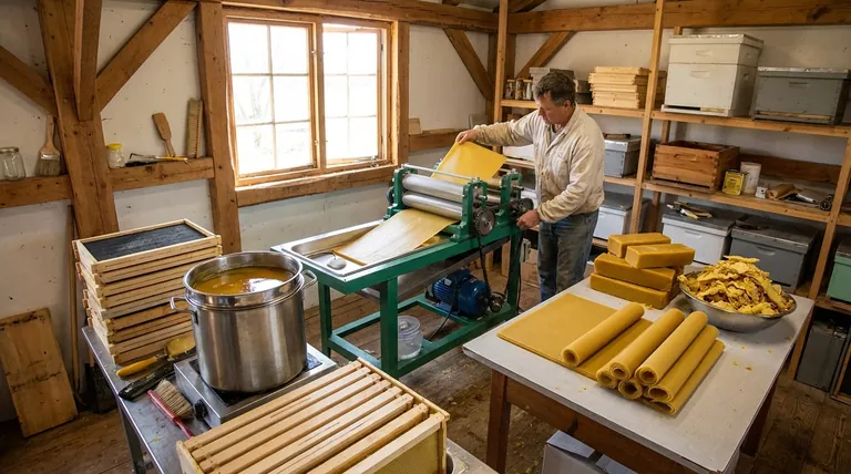 What can be done with leftover wax after honey extraction? Turn Cappings into Valuable Products