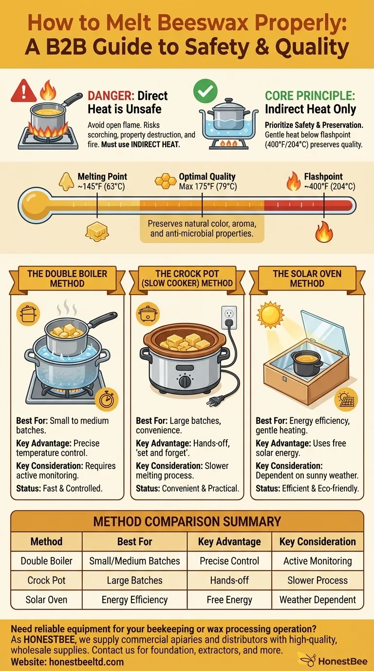 Como a cera de abelha deve ser derretida? Métodos seguros para preservar a qualidade e evitar riscos de incêndio Guia Visual