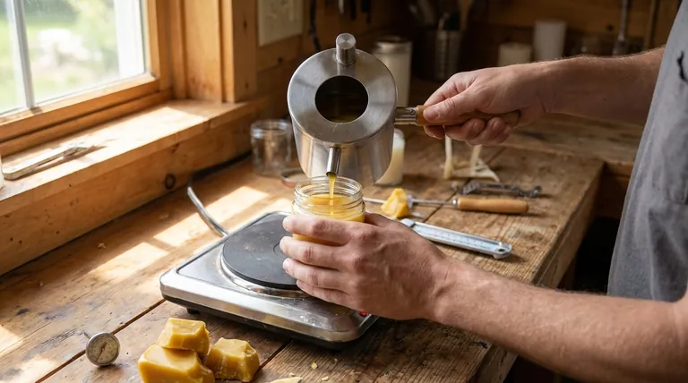 Como a cera de abelha deve ser derretida? Métodos seguros para preservar a qualidade e evitar riscos de incêndio