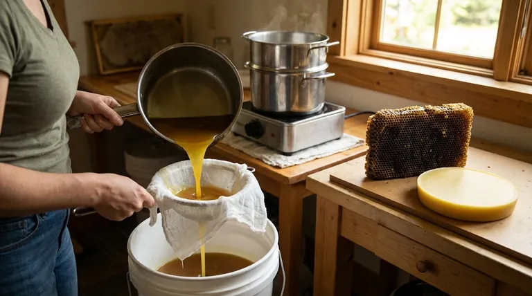 What is the process of rendering beeswax? A Guide to Purifying Wax with Gentle Heat