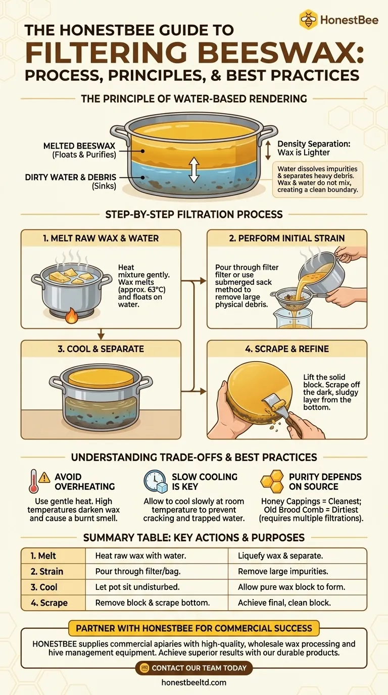 What is the process for filtering beeswax? A Guide to Clean, Pure Wax for Any Project Visual Guide