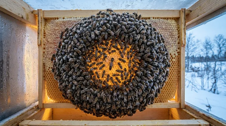 How do honey bee colonies survive winter? The Remarkable Strategy of the Winter Cluster