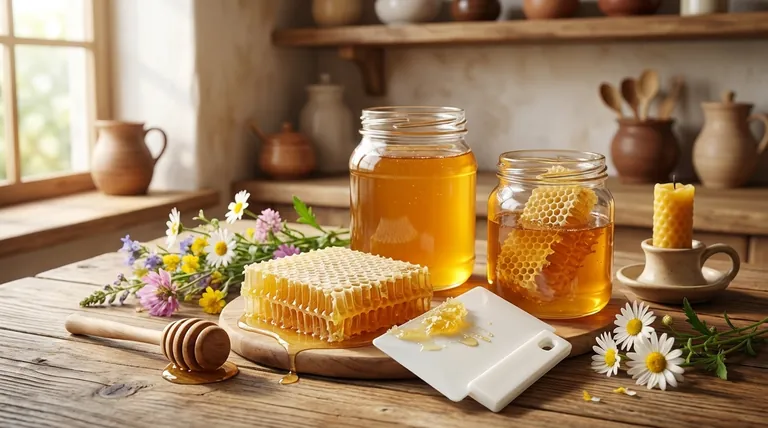 What are the differences between extracted, comb, and chunk honey? A Guide to Honey Forms & Benefits
