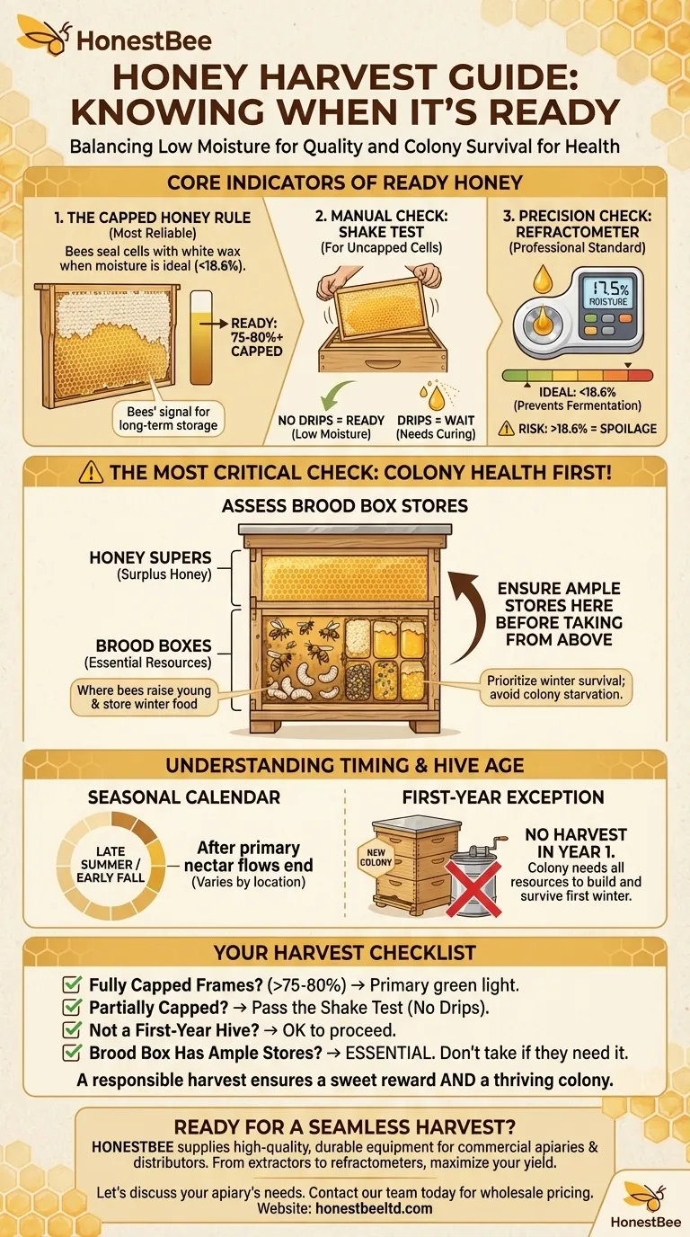 꿀을 언제 수확해야 하는지 어떻게 알 수 있나요? 완벽한 수확을 위한 징후 파악하기 시각적 가이드