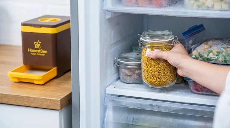 What are the preferred storage methods for pollen? Freeze for Maximum Nutrition & Freshness