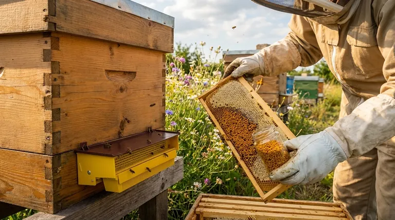 ما هي الأسباب الرئيسية التي تدفع مربي النحل لجمع حبوب اللقاح؟ تعزيز صحة الخلية وتوليد الدخل