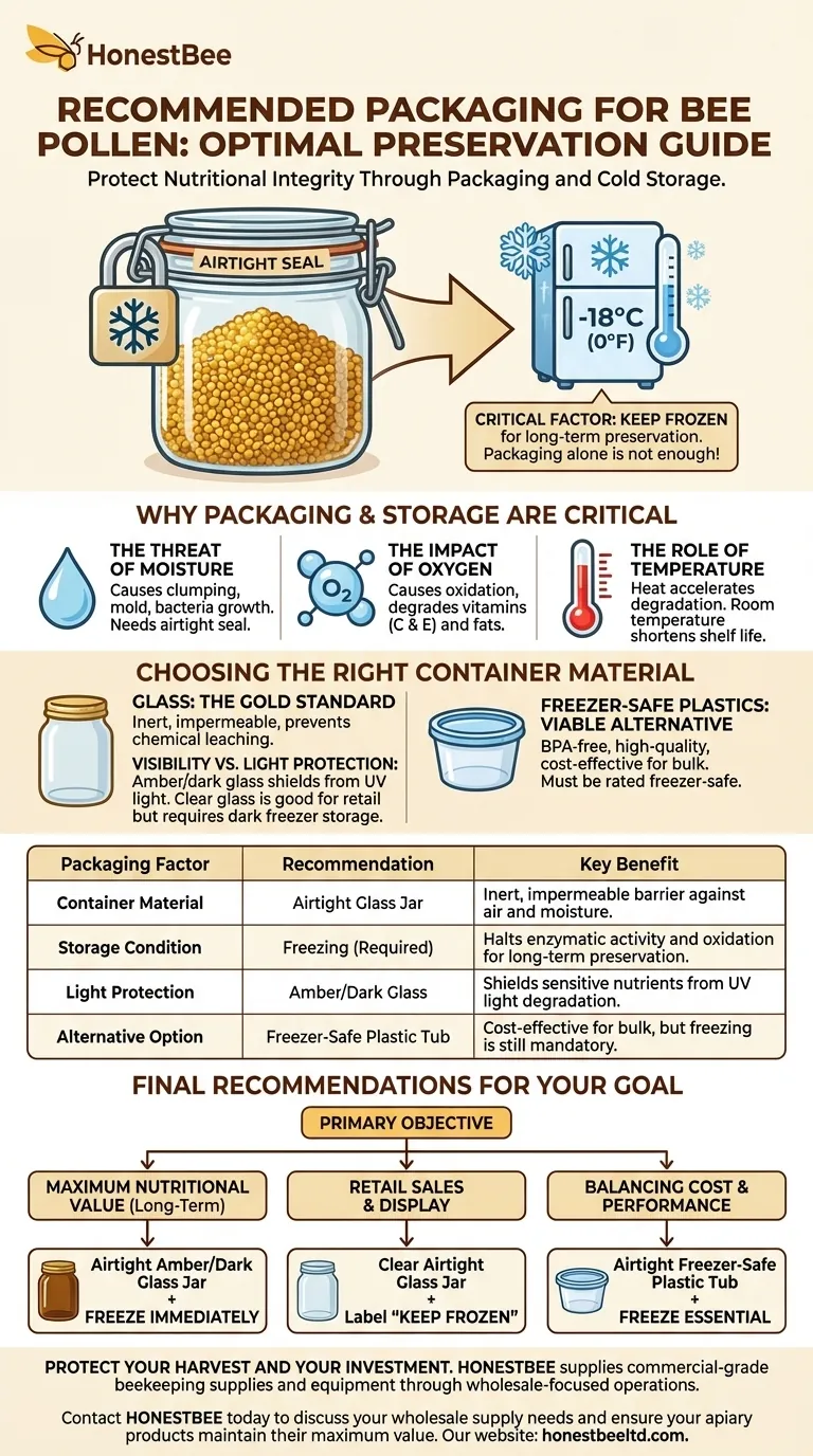 Que embalagem é recomendada para pólen de abelha? Preservar a Frescura e o Valor Nutricional Guia Visual
