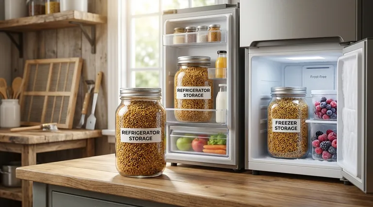 كم من الوقت يمكن تخزين حبوب لقاح النحل؟ زيادة النضارة والفعالية الغذائية