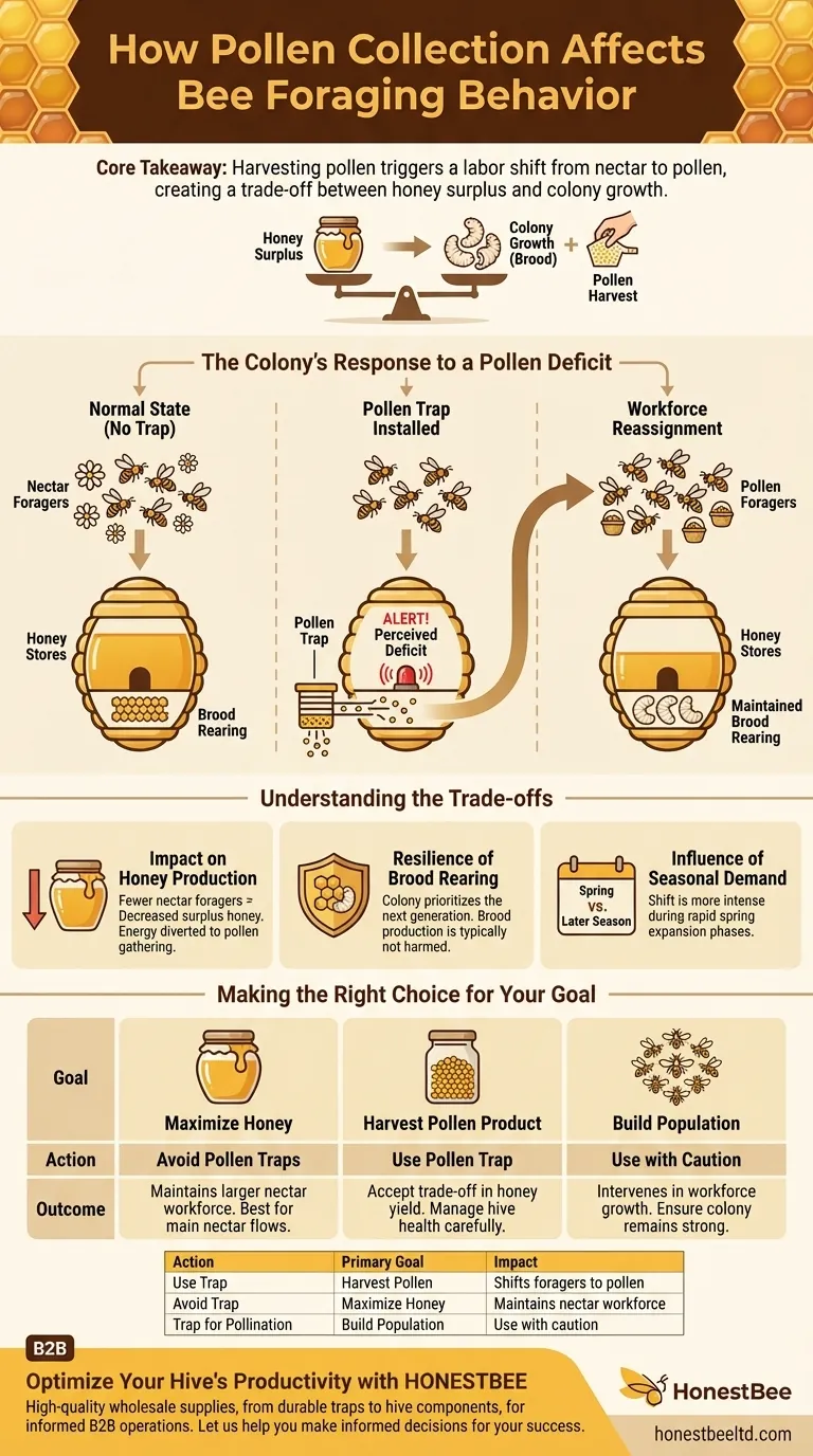 花粉采集如何影响蜜蜂的觅食行为？揭示蜂蜜和花粉采集之间的权衡 图解指南