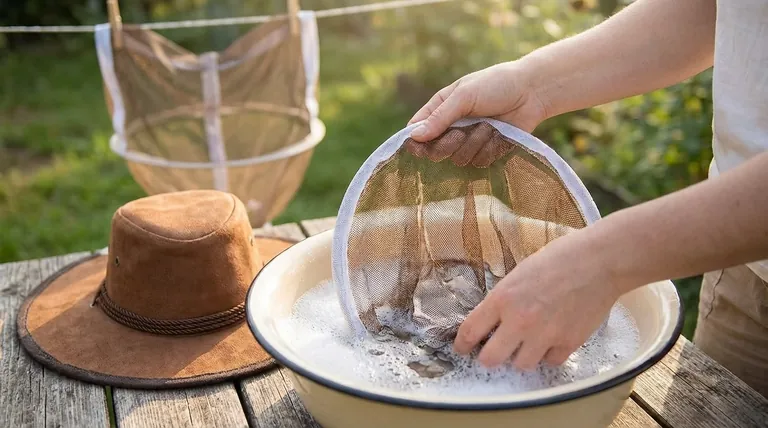 양봉 모자 망은 어떻게 세탁해야 하나요? 보호 기능을 유지하는 유일하게 안전한 방법